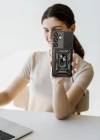 Newface Samsung Galaxy S25 Plus Kılıf Pars Lens Yüzüklü Silikon - Siyah