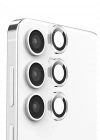 Newface Samsung Galaxy S25 Plus Raze Metal Kamera Lens - Gümüş