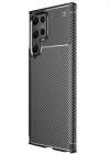 Newface Samsung Galaxy S25 Ultra Kılıf Auto Focus Karbon Kapak - Siyah