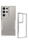 Newface Samsung Galaxy S25 Ultra Kılıf Boyi Silikon Kapak - Gümüş