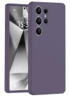 Newface Samsung Galaxy S25 Ultra Kılıf Nano içi Kadife Silikon - Mor