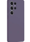 Newface Samsung Galaxy S25 Ultra Kılıf Nano içi Kadife Silikon - Mor