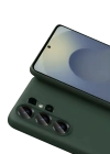 Newface Samsung Galaxy S26 Ultra Nano içi Kadife Silikon - Koyu Yeşil