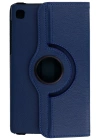 Newface Samsung Galaxy T220 Tab A7 Lite 8.7 Kılıf 360 Tablet Deri Kılıf - Lacivert