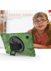 Newface Samsung Galaxy T220 Tab A7 Lite 8.7 Kılıf Amazing Tablet Kapak - Kamuflaj