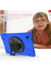 Newface Samsung Galaxy T220 Tab A7 Lite 8.7 Kılıf Amazing Tablet Kapak - Mavi