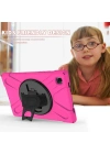 Newface Samsung Galaxy T220 Tab A7 Lite 8.7 Kılıf Amazing Tablet Kapak - Pembe