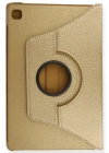 Newface Samsung Galaxy T500 Tab A7 10.4 Kılıf 360 Tablet Deri Kılıf - Gold