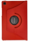 Newface Samsung Galaxy T500 Tab A7 10.4 Kılıf 360 Tablet Deri Kılıf - Kırmızı