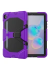 Newface Samsung Galaxy T500 Tab A7 10.4 Kılıf Griffin Tablet Kapak - Mor