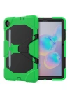 Newface Samsung Galaxy T500 Tab A7 10.4 Kılıf Griffin Tablet Kapak - Yeşil