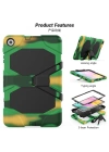 Newface Samsung Galaxy T510 Tab A 10.1 Kılıf Griffin Tablet Kapak - Kamuflaj