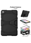 Newface Samsung Galaxy T510 Tab A 10.1 Kılıf Griffin Tablet Kapak - Siyah