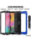 Newface Samsung Galaxy T510 Tab A 10.1 Kılıf Pars Tablet Kapak - Mavi