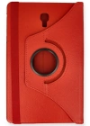 Newface Samsung Galaxy T590 Tab A 10.5 Kılıf 360 Tablet Deri Kılıf - Kırmızı