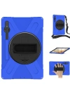 Newface Samsung Galaxy T737 Tab S7 FE 12.4 Kılıf Amazing Tablet Kapak - Mavi