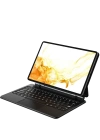 Newface Samsung Galaxy T737 Tab S7 FE 12.4 Kılıf Eternal Ledli Klavyeli Tablet Kılıfı - Siyah