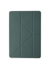 Newface Samsung Galaxy T737 Tab S7 FE 12.4 Kılıf Kalemlikli Mars Tablet Kılıfı - Koyu Yeşil