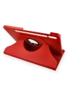 Newface Samsung Galaxy T860 Tab S6 10.5 Kılıf 360 Tablet Deri Kılıf - Kırmızı