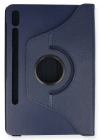 Newface Samsung Galaxy T860 Tab S6 10.5 Kılıf 360 Tablet Deri Kılıf - Lacivert