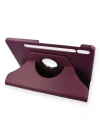 Newface Samsung Galaxy T870 Tab S7 11 Kılıf 360 Tablet Deri Kılıf - Mürdüm