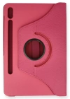 Newface Samsung Galaxy T870 Tab S7 11 Kılıf 360 Tablet Deri Kılıf - Pembe