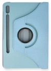 Newface Samsung Galaxy T870 Tab S7 11 Kılıf 360 Tablet Deri Kılıf - Turkuaz