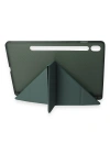 Newface Samsung Galaxy T870 Tab S7 11 Kılıf Kalemlikli Mars Tablet Kılıfı - Koyu Yeşil