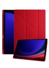 Newface Samsung Galaxy Tab A11 Plus Kalemlikli Mars Tablet Kılıfı - Kırmızı