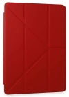 Newface Samsung Galaxy Tab A9 Kılıf Kalemlikli Mars Tablet Kılıfı - Kırmızı