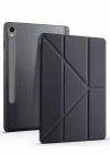 Newface Samsung Galaxy Tab S10 FE Plus 13.1 Kalemlikli Mars Tablet Kılıfı - Siyah