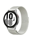 Newface Samsung Galaxy Watch 4 Metal Mıknatıslı Kordon - Gümüş