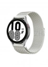 Newface Samsung Galaxy Watch 4 Metal Mıknatıslı Kordon - Gümüş