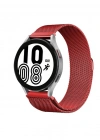 Newface Samsung Galaxy Watch 4 Metal Mıknatıslı Kordon - Kırmızı