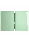 Newface Samsung Galaxy X510 Tab S9 FE 11 Kılıf Kalemlikli Mars Tablet Kılıfı - Açık Yeşil