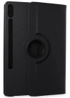 Newface Samsung Galaxy X610 Tab S9 FE Plus 12.4 Kılıf 360 Tablet Deri Kılıf - Siyah