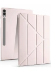 Newface Samsung Galaxy X610 Tab S9 FE Plus 12.4 Kılıf Kalemlikli Mars Tablet Kılıfı - Rose Gold