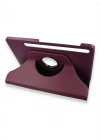 Newface Samsung Galaxy X800 Tab S8 Plus 12.4 Kılıf 360 Tablet Deri Kılıf - Mürdüm
