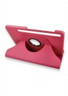 Newface Samsung Galaxy X800 Tab S8 Plus 12.4 Kılıf 360 Tablet Deri Kılıf - Pembe