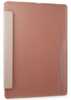 Newface Samsung Galaxy X910 Tab S9 Ultra 14.6 Kılıf Kalemlikli Mars Tablet Kılıfı - Rose Gold