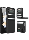 Newface Samsung Galaxy Z Flip 3 Kılıf Belt Flip Kapak - Siyah