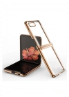 Newface Samsung Galaxy Z Flip 4 Kılıf Fold Element Kapak - Gold
