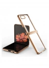 Newface Samsung Galaxy Z Flip 4 Kılıf Fold Element Kapak - Gold