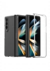 Newface Samsung Galaxy Z Fold 3 Kılıf Fold TPU Silikon - Şeffaf