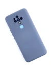 Newface Tecno Camon 16 Kılıf Nano içi Kadife Silikon - Gri