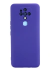 Newface Tecno Camon 16 Kılıf Nano içi Kadife Silikon - Mor