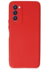 Newface Tecno Camon 18 Kılıf First Silikon - Kırmızı