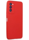 Newface Tecno Camon 18 Kılıf First Silikon - Kırmızı