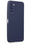Newface Tecno Camon 18 Kılıf First Silikon - Lacivert