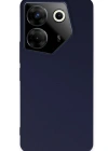 Newface Tecno Camon 20 Pro 5G Kılıf First Silikon - Lacivert